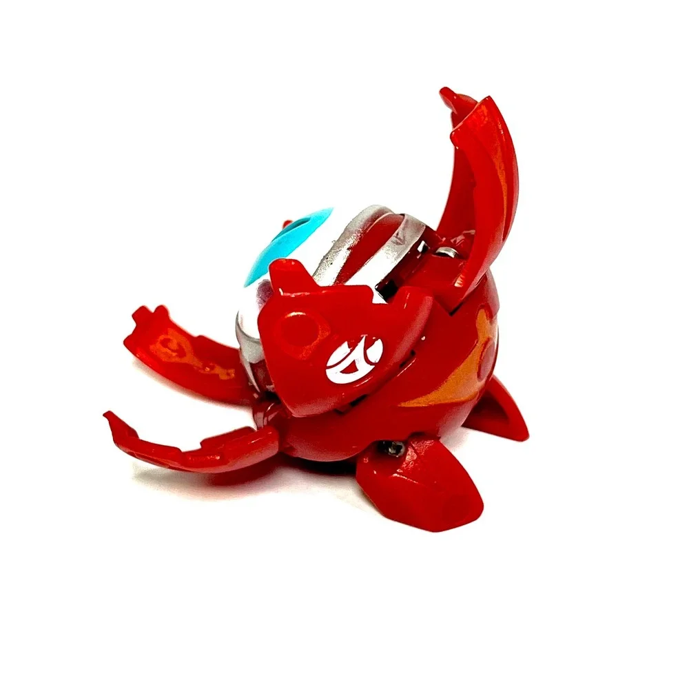 Bakugan Battle Brawlers B2 Red Pyrus Tentaclear 450G Eyeball Spin Master READ